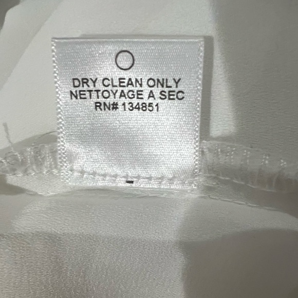 Wayf White Dress with Floral Lace Yoke - Picture 13 of 13